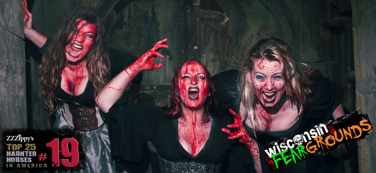 Wisconsin Feargrounds in Waukesha, is the address of 
Morgan Manor, CarnEvil of Torment and Unstable - three attractions that weave together a single terrifying story line. 