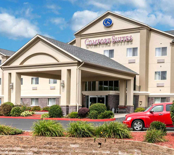 Comfort Suites® North, Elkhart, Indiana, close to  Elkhart exit 92 off I-80/90 the Indiana Toll Road