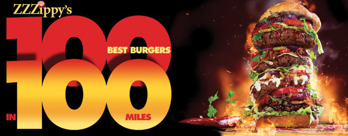 100 Best Burgers Burgers in 100 Miles
