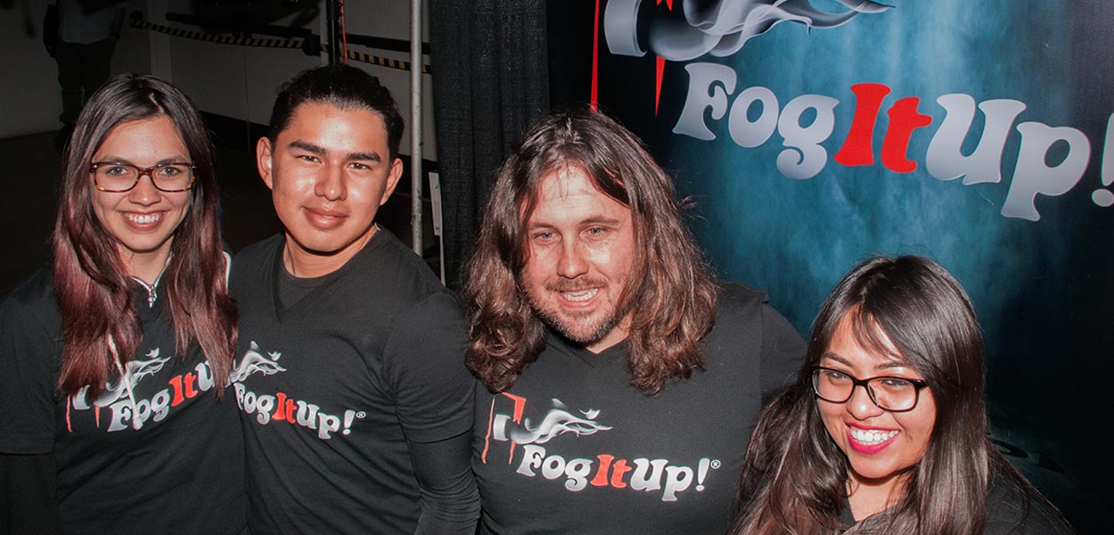 The staff at FOG IT UP is creative, knowledgable and ready to supply all your fog related needs